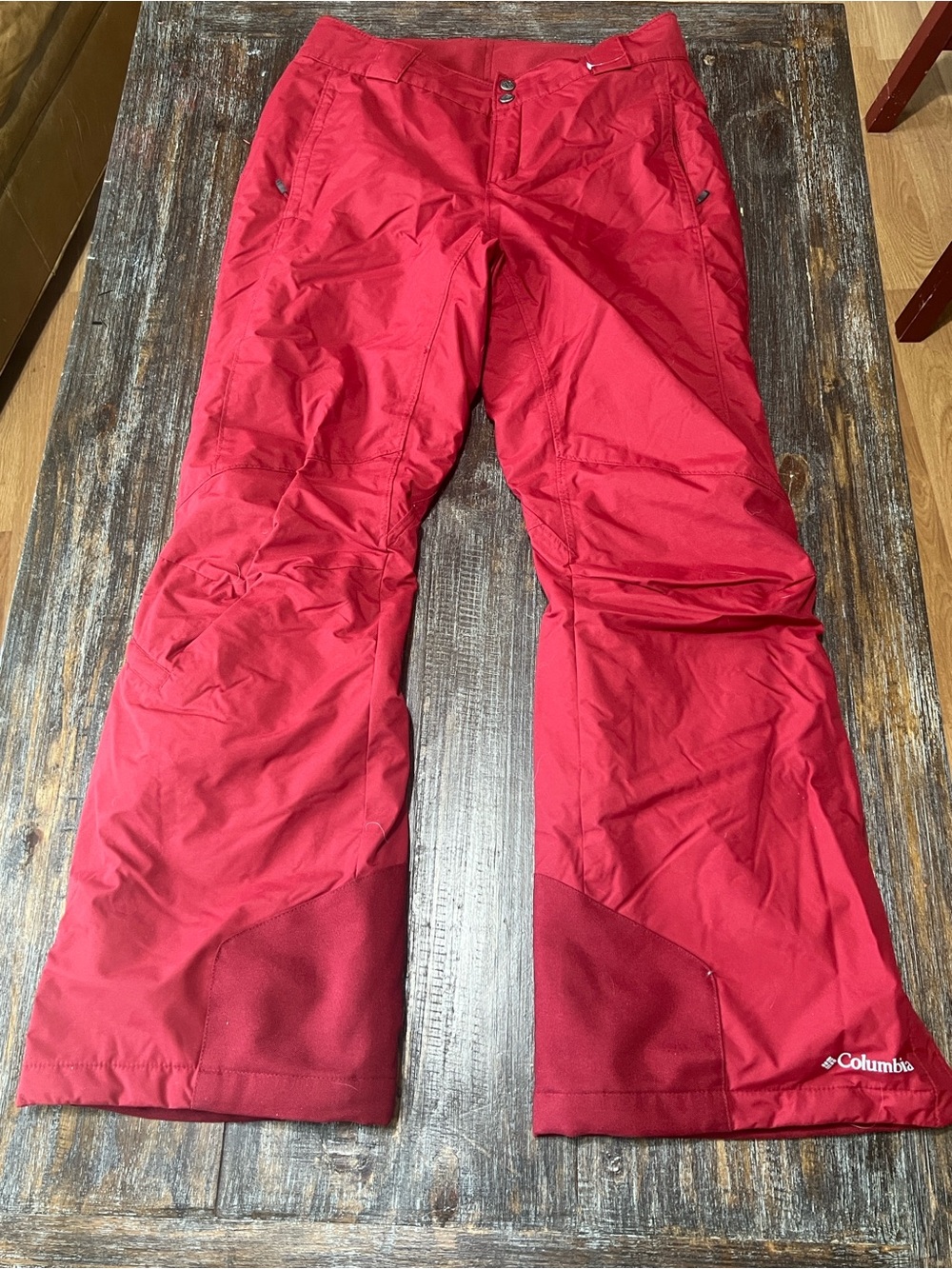 Columbia Omni-Tech Red Snow Pants for Skiing or Snowboarding